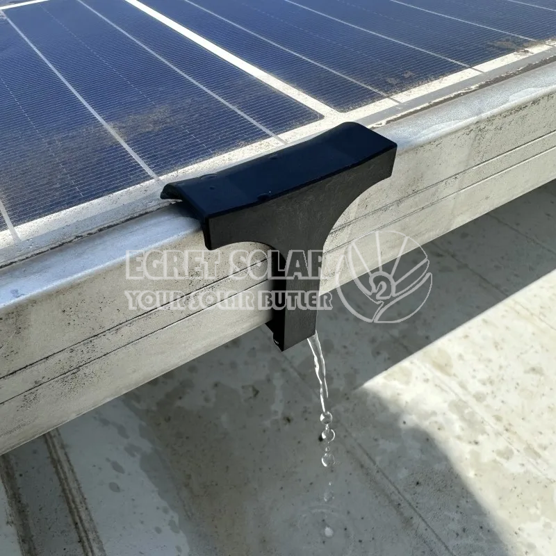 Clip de drenaje de agua para paneles solares Clips de limpieza de módulos fotovoltaicos