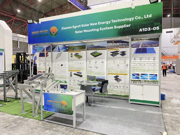 El soporte de montaje solar Egret brilla en Solartech Indonesia 2026