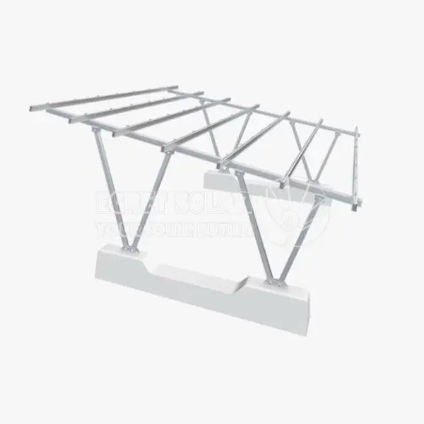 Sistema de montaje de cochera solar V-Column Double V