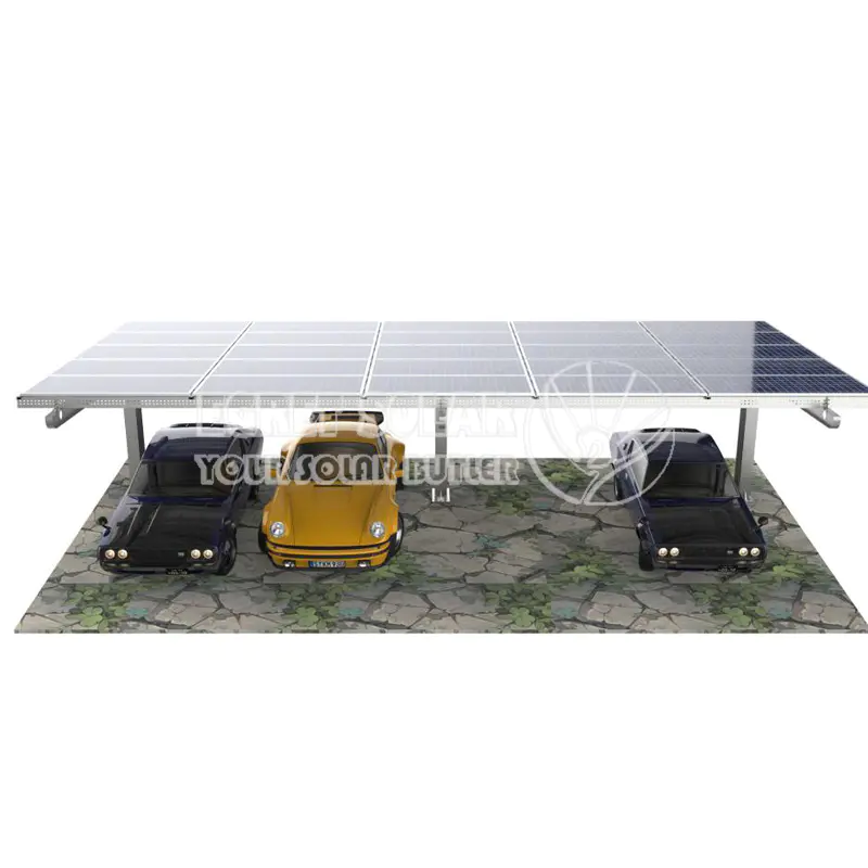 Sistema de cochera solar Post Solar