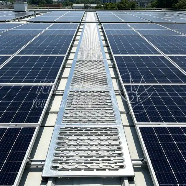 Pasarela de cocodrilo de aluminio solar