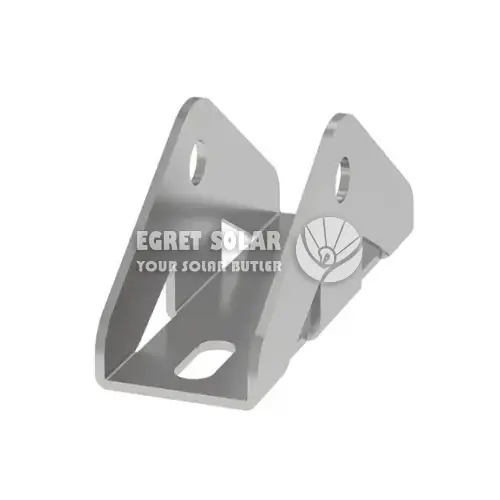 Junta triangular solar de acero al carbono