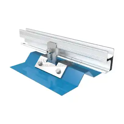 Abrazadera de techo para montaje en paneles solares