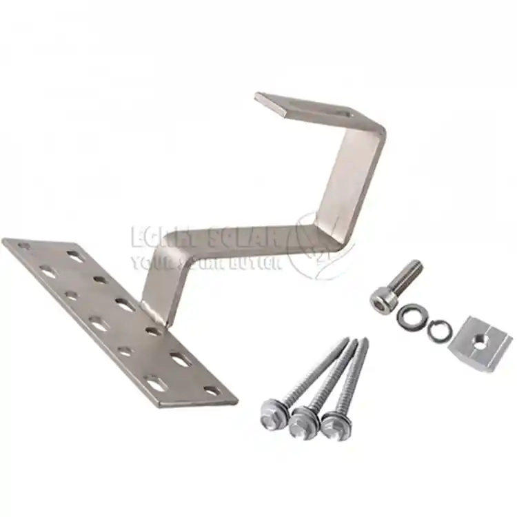 Ganchos de montaje fotovoltaicos para techos solares