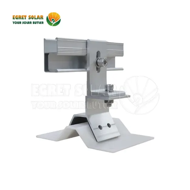 Abrazadera de techo solar de metal trapezoide